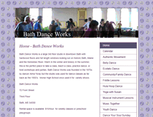 Tablet Screenshot of bathdanceworks.com